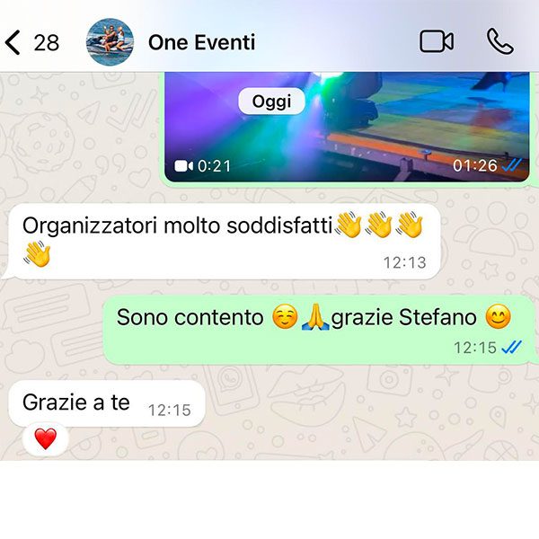 Recensione: organizzatori molto soddisfatti